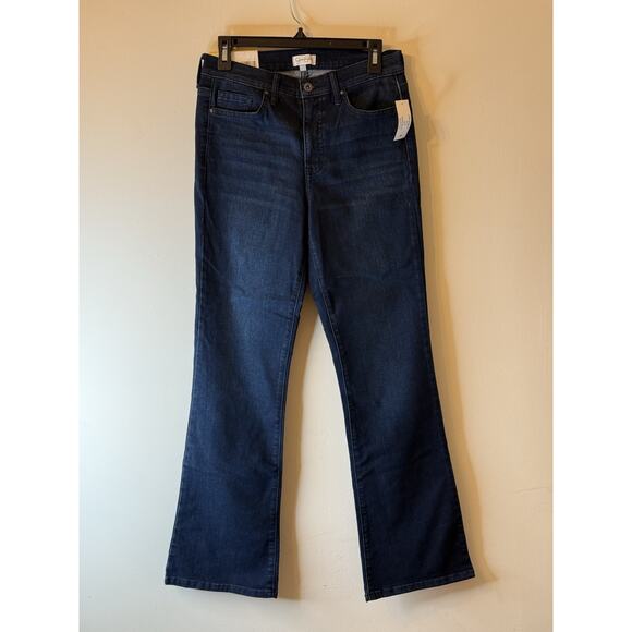 Jesica Simpson Low Rise Bootcut Women's size 8/29 Dark Wash Blue Denim Jeans - Picture 1 of 8